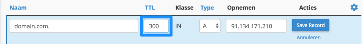 ttl aanpassen &raquo; SoPressed Wordpress Divi & More